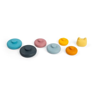 Bigjigs Toys Stapeltorn i Silikon - Katt
