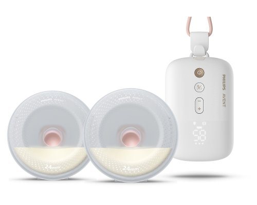 Philips AVENT Laktator elektryczny do mleka matki Hands-Free DUO Premium Plus SCF532/11 + Prezent