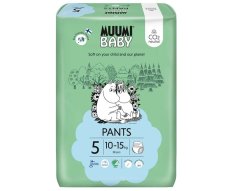 MUUMI Spodnie Baby 5 Maxi+ 10-15 kg (38 szt.), majteczki ekologiczne