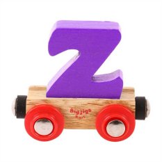 Bigjigs Rail Vagonček lesene železnice - Črka Z