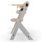 KINDERKRAFT Esszimmerstuhl Enock mit Polsterung Graues Holz, Premium