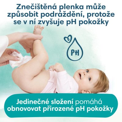PAMPERS Chusteczki oczyszczające Harmonie Protect & Care 4 opakowania = 176 chusteczek