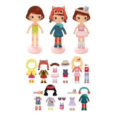 Vilac Magnetic Dress-Up Puzzle Chloe