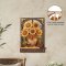RoboTime Puzle 3D de madera Girasoles dorados