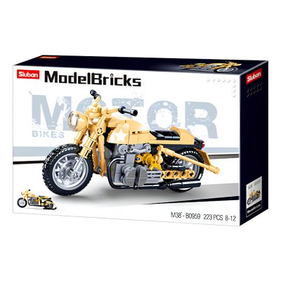 Sluban Model Bricks M38-B0959 Moto Militaire