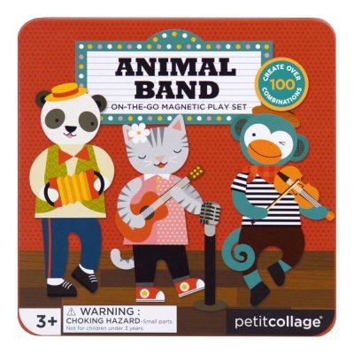 Petit Collage Carte Magnetică Animale
