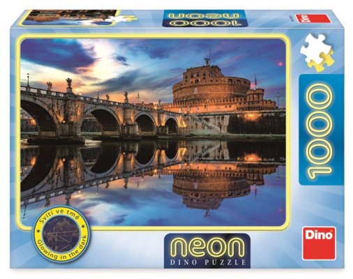 Dino Puzzle neon Castello degli Angeli 1000 pezzi