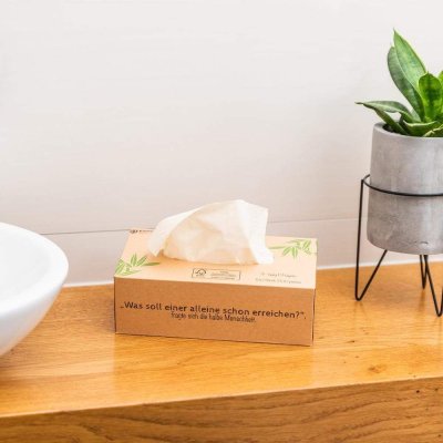 Bambusovi robčki za enkratno uporabo, 3 plasti, 100 kosov