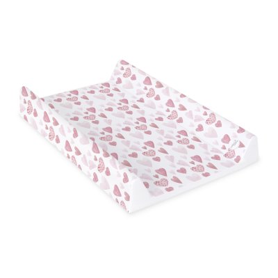 CEBA Changing pad 2-sided with fixed board (50x70) Ultra Light Lots of Love