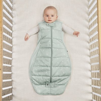 ERGOPOUCH Śpiworek do spania bawełna organiczna Sheeting Sage 8-24 m, 8-14 kg, 2,5 tog
