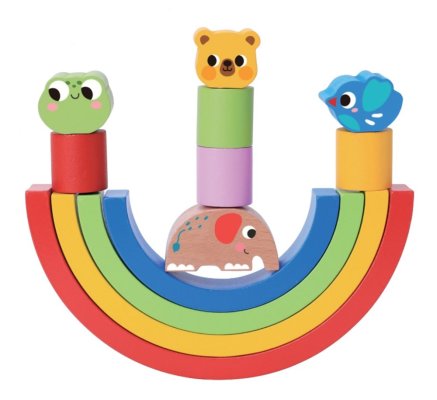 2Kids Toys Balance Regenbogen mit Tieren
