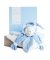 Set cadou Doudou - jucărie de pluș ursuleț albastru 24 cm