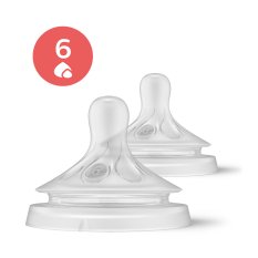Philips AVENT Smoczek Natural Response 6 do owsianki 6m+, 2 szt