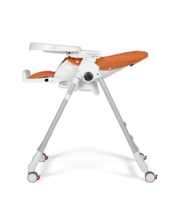 PEG PÉREGO Esszimmerstuhl Prima Pappa Follow Me Wonder Orange 2022 + gratis Bar