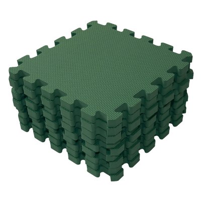 BABYDAN Spielpuzzlematte Dunkelgrün 90x90 cm