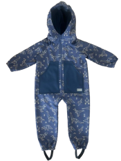 Monkey Mum® Softshell jumpsuit with membrane - Constellation of dinosaurs - size 98/104, 110/116