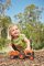 Green Toys Tracteur avec remorque orange