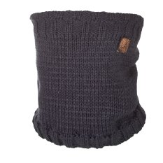 Nákrčník pletený hladký LA dětský Outlast ® - antracit