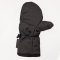 Rękawice z jednym palcem softshell STRETCH Outlast® - czarny-haft szary