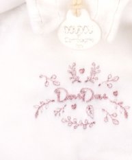 Doudou Set Regalo Orsetto di peluche con cappellino rosa 25 cm