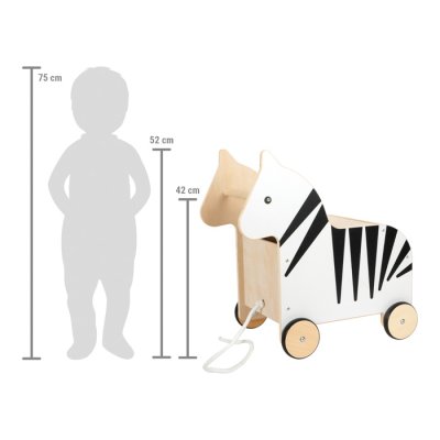 small foot Zebra Wildlife Toy Box