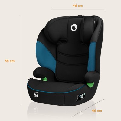 LIONELO Seggiolino Auto Lars i-Size (100-150 cm) Green Turquoise