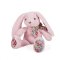 Doudou Histoire d'Ours Ami en Peluche Lapin Rose 25 cm