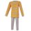 Pijama DR slip Outlast® - faixa cinza-laranja/mescla cinza