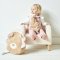 NATTOU Mazlíček plyšový maxi Teddy medvídek 28 x 28 cm, 0m+