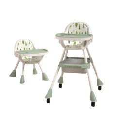 Dětská jídelní židlička 2v1 Simple - Matcha Green