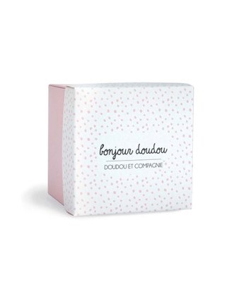Doudou Geschenkset Rosa - Häschen mit Schmusetuch 10 cm