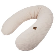 EKO Cojín de lactancia muselina Beige 180 cm