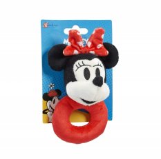 Chocalho de Pelúcia Minnie Arco-Íris
