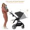 KINDERKRAFT SELECT Sportkinderwagen Yoxi Moonlight Grey