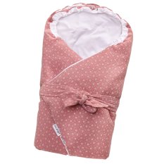 Zavinovačka multifunkčná Outlast® - staroružová kvietky/biela