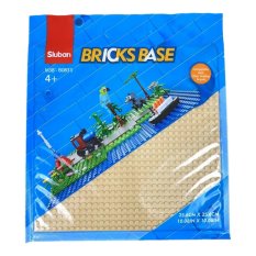 Sluban Bricks Base M38-B0833A Osnovna plošča 32x32 bež