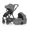 PETITE&MARS SET Kočárek 4v1 ICON Dove Grey XXL RWS + CBX By CYBEX Aton B2 i-Size