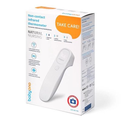 BABYONO Berührungsloses Infrarot-Thermometer Natural Nursing