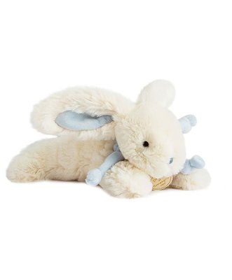 Conjunto de presente Doudou - Coelho de pelúcia azul 20 cm