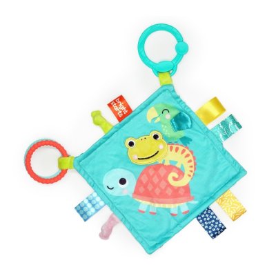 BRIGHT STARTS Kuscheldecke mit C-Ring Fuzzy Feel ™ 0m +