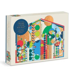 Galison Puzzle Découpé en Forme d'Oeuvre Murale en Aluminium, 750 Pièces