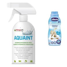 CHICCO Ammorbidente concentrato Dolce in Polvere, 750 ml + AQUAINT 500 ml