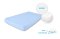 BABYMATEX Jersey Spannbettlaken wasserdicht 60x120 cm hellblau