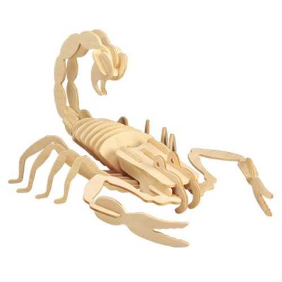 Woodcraft Puzzle 3D in legno Scorpione