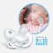 CHICCO Smoczek Physio Soft silikonowy 16-36m dziewczynka 2 szt.