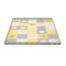 KINDERKRAFT Schaumstoff-Puzzlematte Luno Shapes 185 x 165 cm Gelb, 30 Stück, Premium