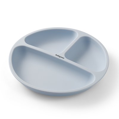 BABYONO Silikonplatte mit Saugnapf – blau 6m+
