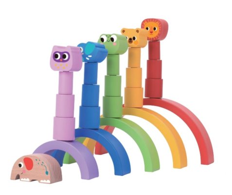 2Kids Toys Balance Regenbogen mit Tieren