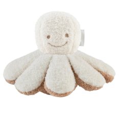 NATTOU Hračka plyšová chobotnička ecru 20cm, 0m+