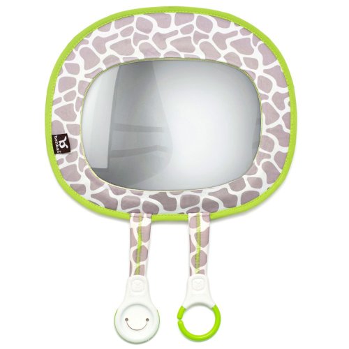 BENBAT Children's car mirror with practical handles for toys, giraffe 0m+